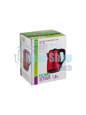 Чайник электрический HOMESTAR HS-1003 красный (107001)
