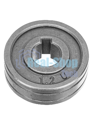 Подающий ролик Denzel U профиль под алюминиевую проволоку 1,0-1,2 мм, 2 шт