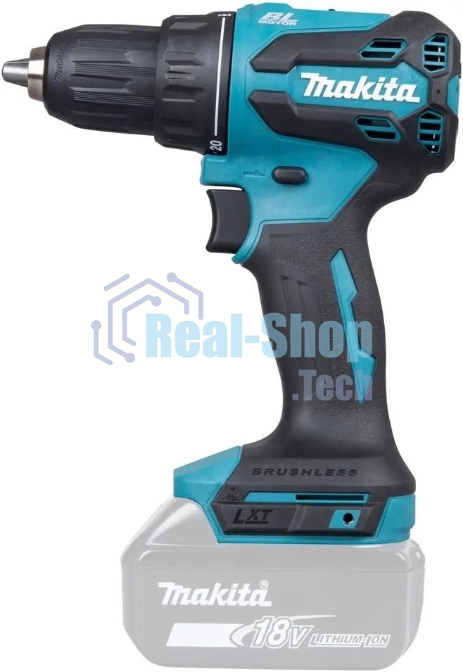 Дрель-шуруповерт Makita DDF490Z, 18 В, 0 Ач, 50 Нм, бесщеточный