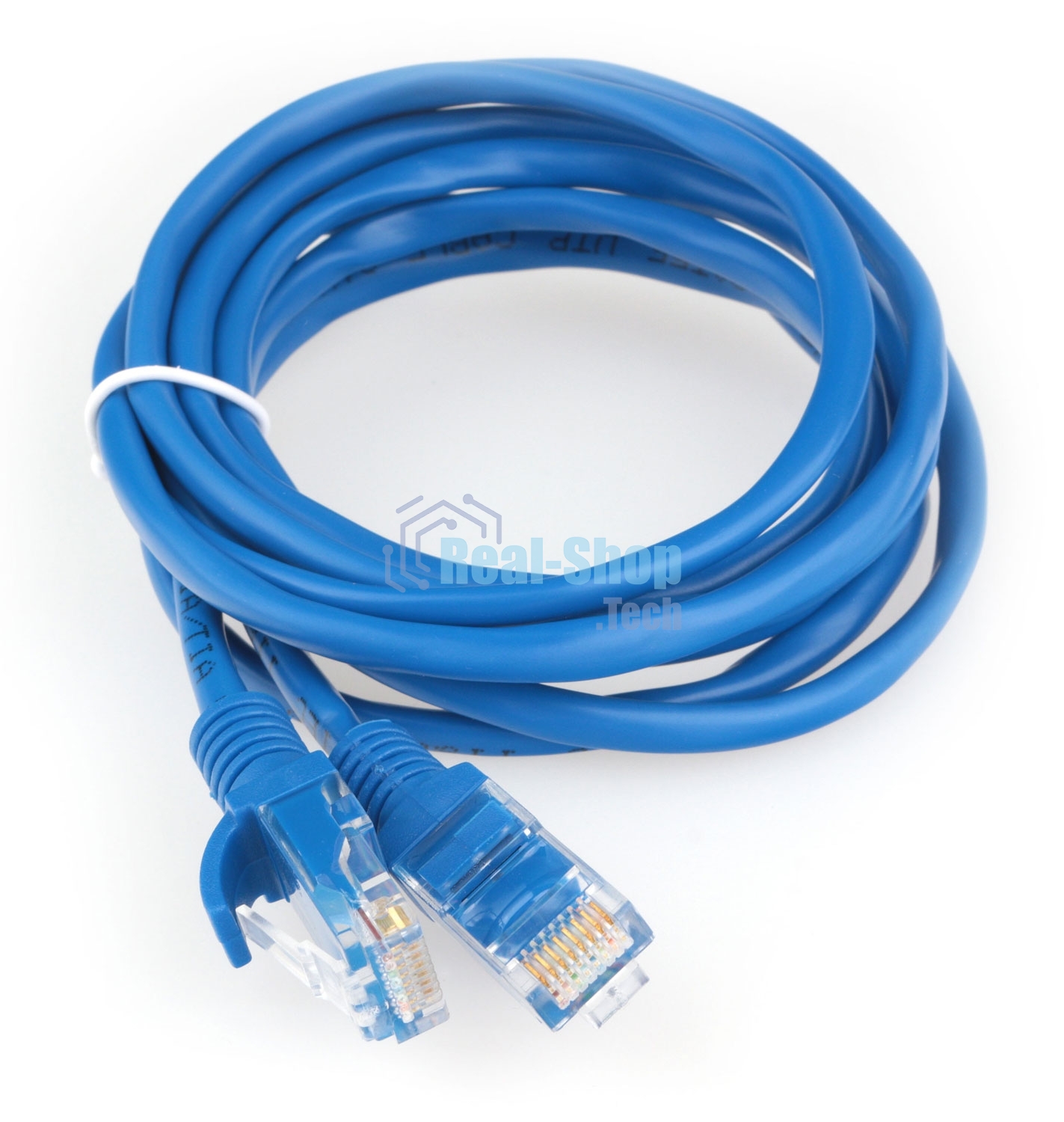 Патч-корд CCA light UTP Гарнизон PC-UTP-5e-2-B cat.5e, 2м, литой, многожильный синий