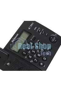 Телефон проводной Panasonic KX-TS2356RUB черный АОН,Caller ID,ЖКД,блокировка набора,выключение микрофона