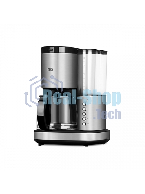 Кофеварка капельная BQ CM7002 Steel-Black со встроенной кофемолкой, исп. кофе - молотый/зерновой, 1.25 л, 800 Вт.