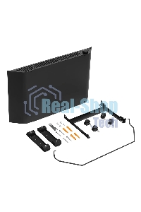 Конвектор Denzel XCE-1500B черный, 1500 Вт, 20 м2, термостат