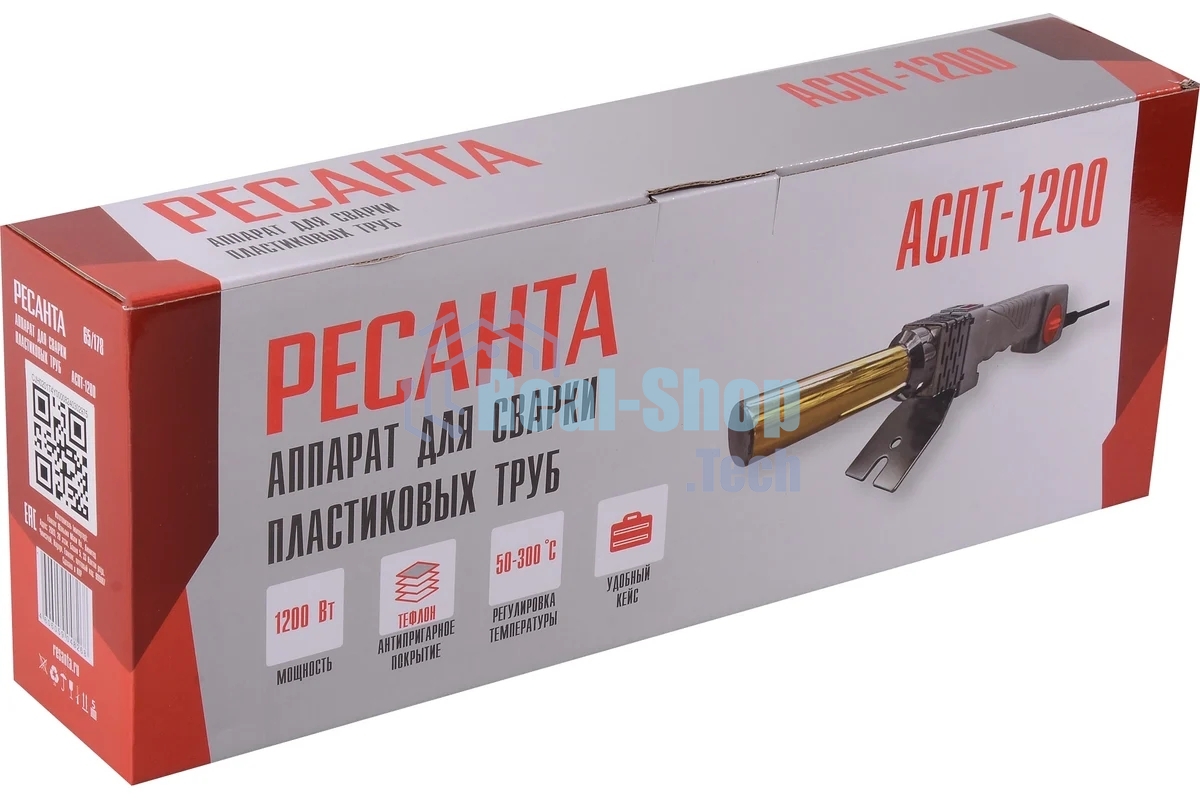 Аппарат для сварки пластиковых труб Ресанта АСПТ-1200