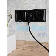 Рамка 3-местная IEK BRITE РУ-3-Бр DECOR 3D-форма черный/хром
