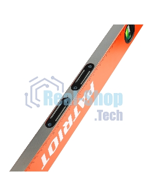 Уровень PATRIOT LRP-800, магнитный, алюминиевый фрезерованный, усиленный, 800мм