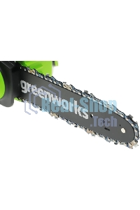 Цепная пила аккумуляторная GreenWorks G24CS25K4, 24V, 25 см, c АКБ 4А·ч и ЗУ (2007707UB)