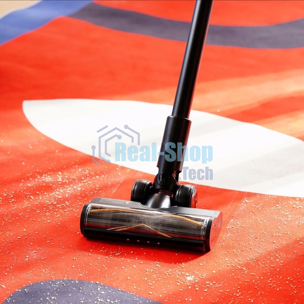 Пылесос вертикальный Dreame Wet and Dry Vacuum G10 Combo черный, питание от аккумулятора, 200 Вт, уборка сухая/влажная, пылесборник 0.9 л
