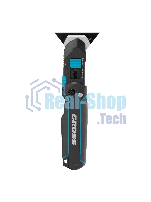 Нож-скребок складной Gross 78891, 19 мм, сменное лезвие, SK2, 5 запас. лезвий, алюмин. корпус, клипса