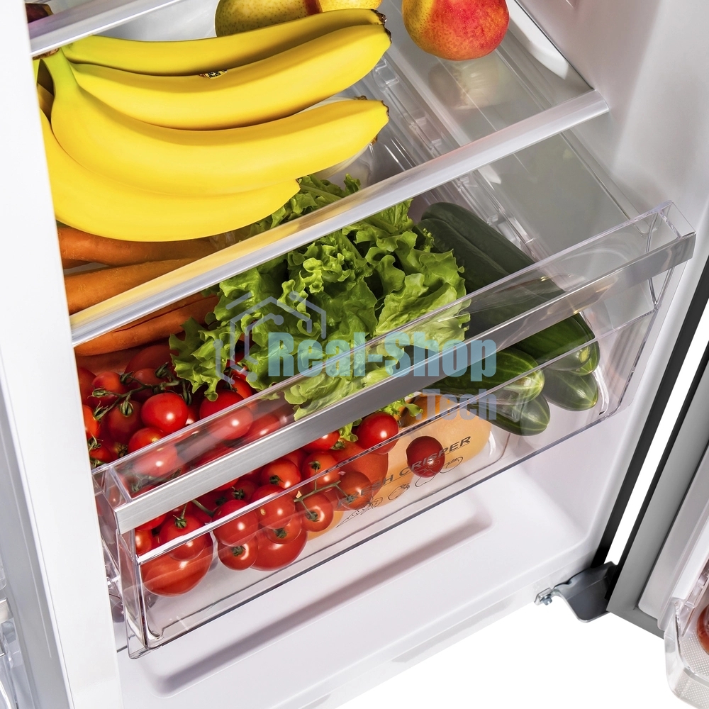 Холодильник Maunfeld MFF177NFB Slim Inverter черный двухкамерный 352/198л морозилка слева, No Frost, Side by Side