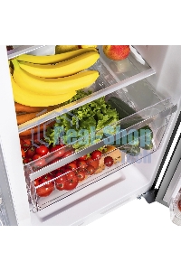 Холодильник Maunfeld MFF177NFB Slim Inverter черный двухкамерный 352/198л морозилка слева, No Frost, Side by Side