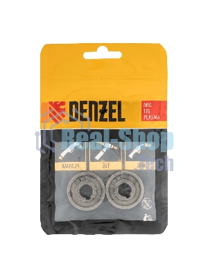 Подающий ролик Denzel U профиль под алюминиевую проволоку 1,0-1,2 мм, 2 шт