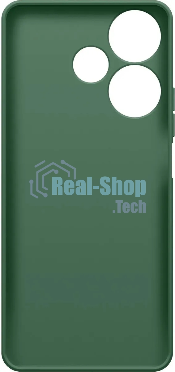 Чехол (клип-кейс) BoraSCO для Xiaomi Poco M6 4G Silicone Case зеленый опал (73629)