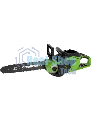 Цепная пила аккумуляторная (2005707UA) GreenWorks GD40CS15, 40V, 35 см, бесщеточная, 1,5 КВТ, с АКБ 2АЧ и ЗУ