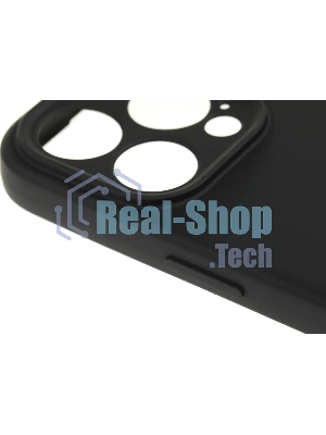 Чехол (клип-кейс) BoraSCO для Apple iPhone 15 Pro черный (72429)