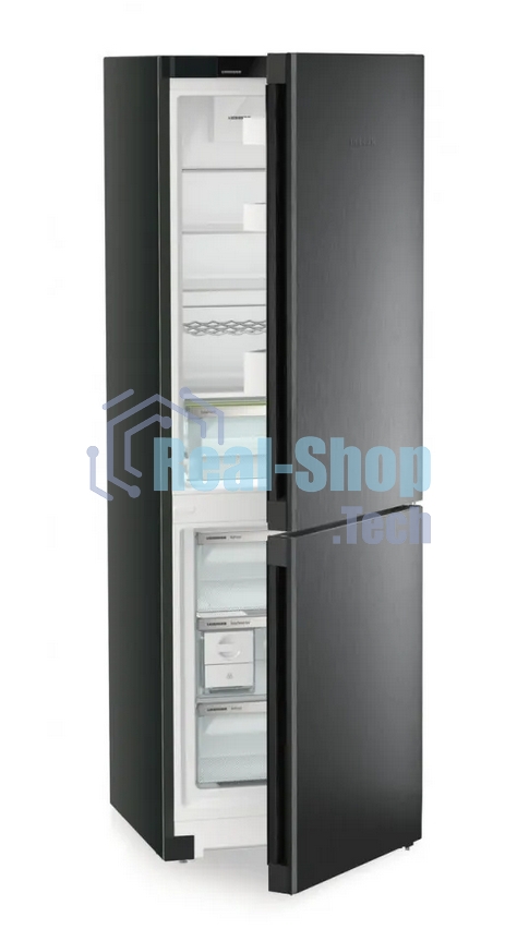 Холодильник Liebherr CNBDB 5223-22 001 черная нержавеющая сталь двухкамерный 225/94л морозилка снизу, No Frost