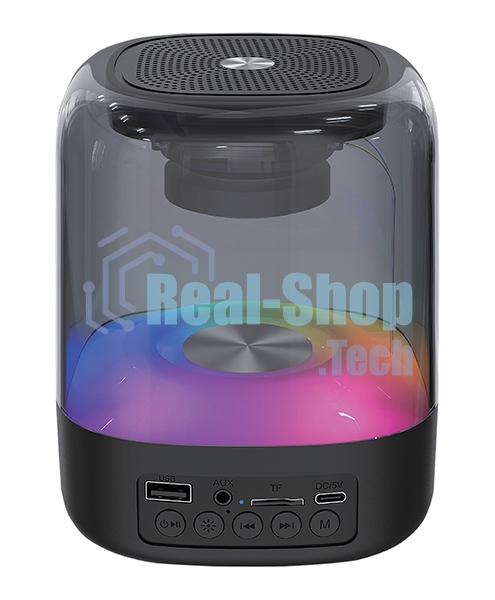 Акустическая система QUMO Plasma ВТ 0082 5 ВТ объемное звучание RGb подсветка