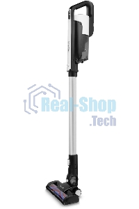 Пылесос вертикальный Maxwell MW-3246 белый/черный, питание от аккумулятора, 120 Вт, уборка сухая, пылесборник 0.4 л, работа от АКБ max 35 мин