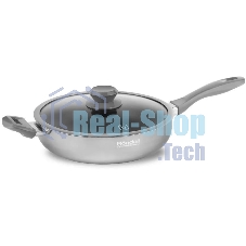 Сотейник Rondell Lumiere RDA-596, 26 см, с крышкой, серый