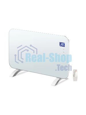 Конвектор электрический Neoclima AURA-2000W белый, 2000 Вт, 25 м2, электронный термостат, Wi-Fi