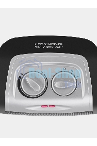 Тепловентилятор Vitek VT-2067 черный/серебристый, 1800 Вт, 15 м2, термостат