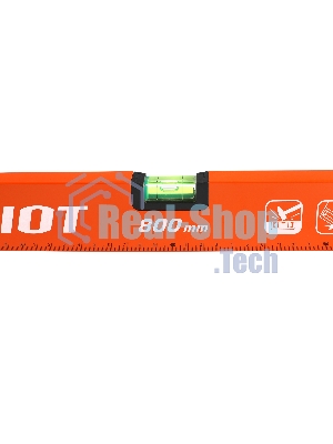 Уровень PATRIOT LRP-800, магнитный, алюминиевый фрезерованный, усиленный, 800мм