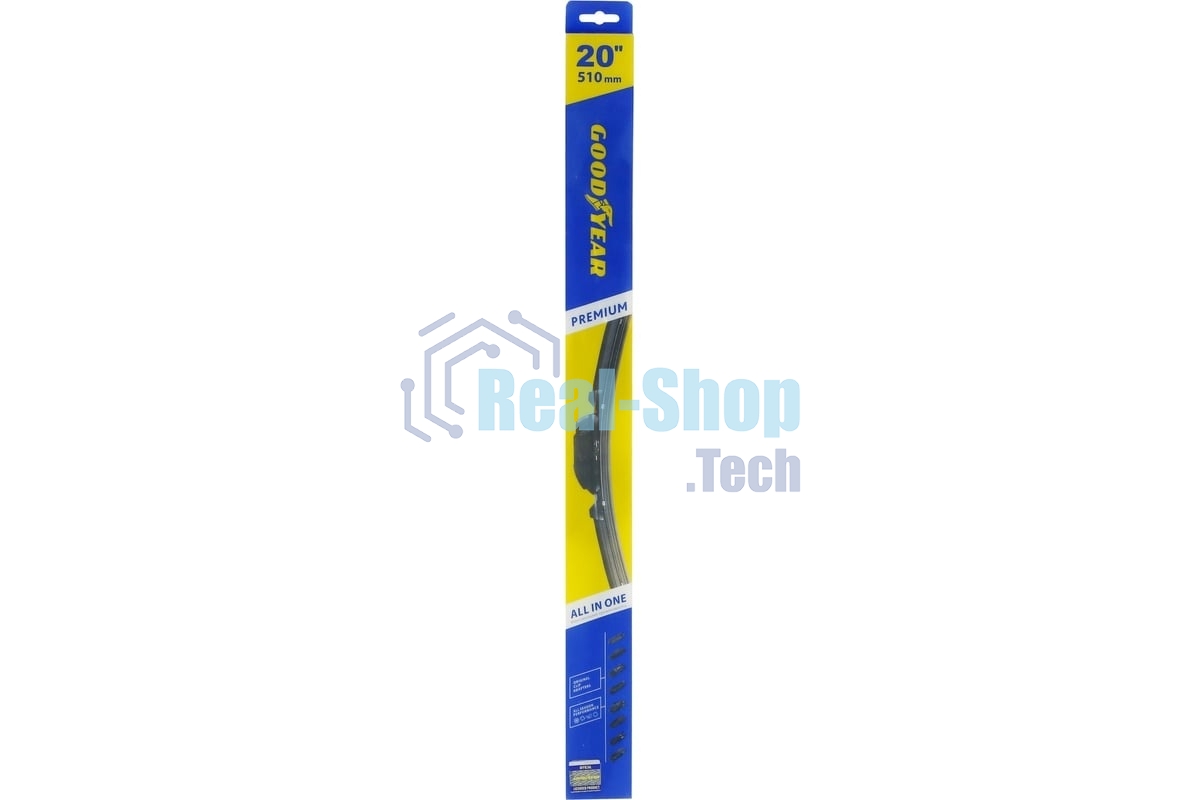 Щетка стеклоочистителя GOODYEAR GY000440 PREMIUM 20''/51 см бескаркасная