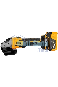 Угловая шлифовальная машина бесщеточная DEKO DKAG-125, 20В, 1*4.0А·ч