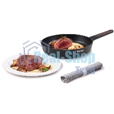 Сковорода Rondell Walnut RDA-1942 круглая 28 см, покрытие: антипригарное ручка несъемная (без крышки) черный