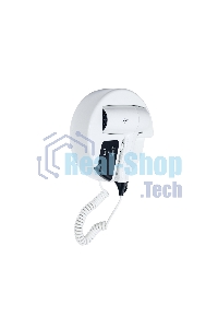 Фен для волос настенный Puff 1202B, белый, с доп. розеткой