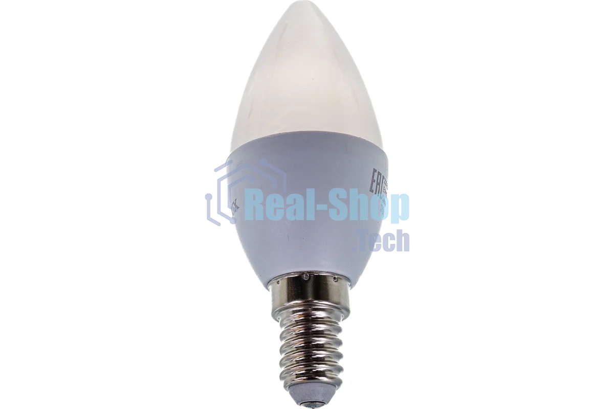 Лампа светодиодная EUROLUX LL-E-C37-6W-230-2
