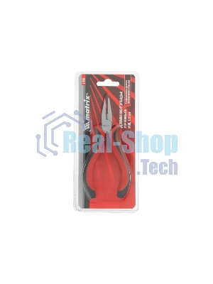 Длинногубцы Matrix mini 130 мм Ni прямые, авторазжим, двухкомпонентные рукоятки