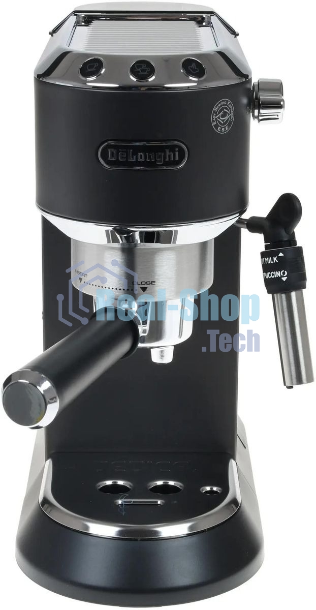 Кофеваркa рожковая DeLonghi EC 685 BK черный, исп. кофе - молотый/чалды, 1.1 л, 1350 Вт, 15 бар