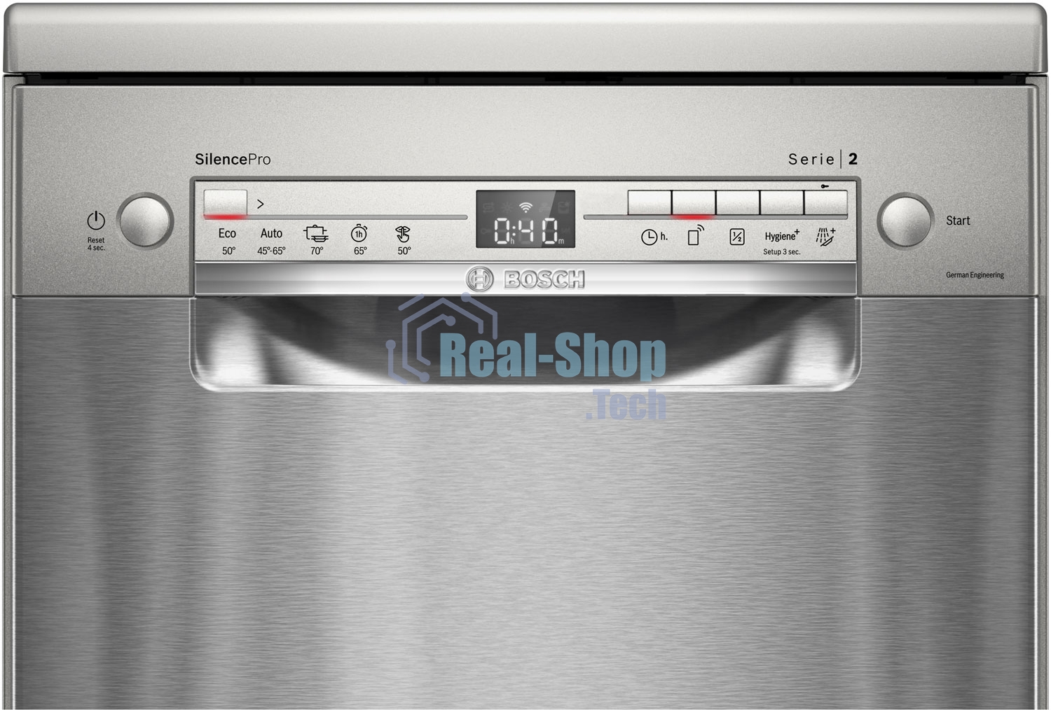 Посудомоечная машина Bosch SPS2HMI54Q, серебристая, 45 см, 10 компл., 43 дБ, класс A+