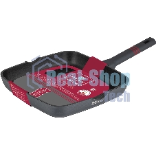 Сковорода Rondell Stripes RDA-1616 квадратная 28 см, покрытие: Xylan Plus ручка несъемная (без крышки) серый