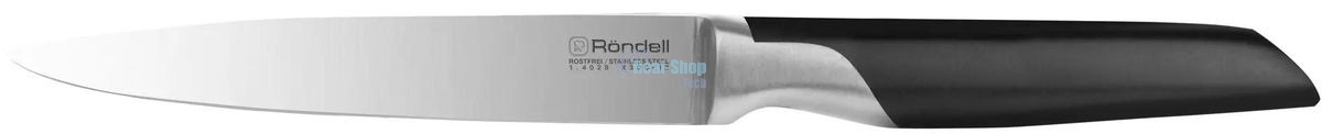 Нож Rondell Brando RD-1434 стальной универсальный лезв.127мм черный блистер
