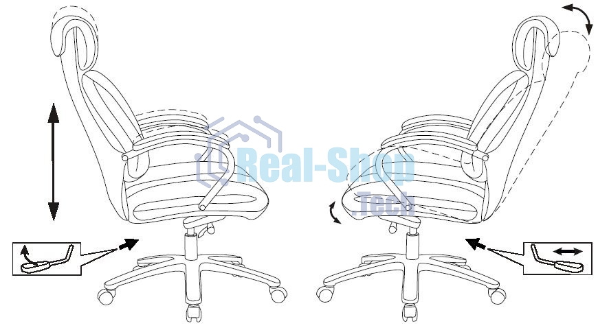Кресло руководителя Бюрократ T-9904NSL черный, кожа, с подголов. крестовина металл хром