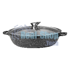 Сотейник Lara LR02-212 3.4 л, с крышкой, литой алюминий