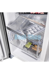 Холодильник Maunfeld MFF177NFB Slim Inverter черный двухкамерный 352/198л морозилка слева, No Frost, Side by Side