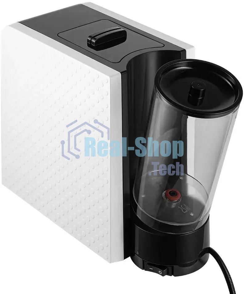 Кофеварка рожковая Kitfort КТ-7467 белый/черный, исп. кофе - молотый/капсулы, 0.8 л, 1100 Вт, 19 бар