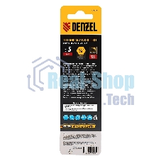 Сверло по керамической плитке Denzel 5 мм, крестовая пластина, 6-гр. хвостовик