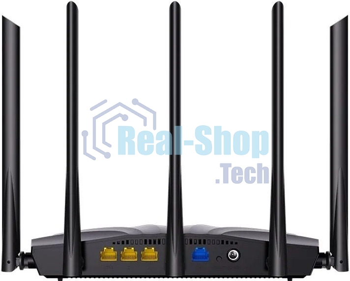 Двухдиапазонный гигабитный Wi-Fi 6 роутер Tenda RX2 Pro AX1500, до 300 Мбит/с на 2,4 ГГц + до 1201 Мбит/с на 5 ГГц