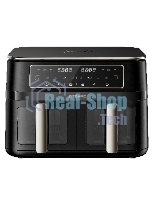 Аэрогриль Dreame Tasti Airfryer DZ30 черный, 3000 Вт, 5.5 л, кнопки, 8 программ