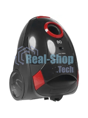 Пылесос Blackton VC1401B черный/красный, 350/1400 Вт, уборка сухая, пылесборник мешок 1.5 л