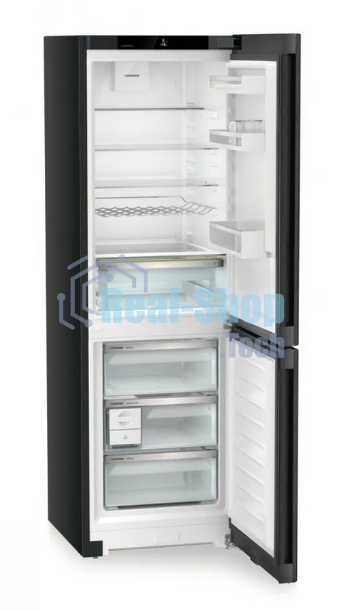 Холодильник Liebherr CNBDB 5223-22 001 черная нержавеющая сталь двухкамерный 225/94л морозилка снизу, No Frost