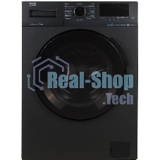 Стиральная машина Beko WSPE7H616A темно-серый, загрузка фронтальная 7,5 кг, 1200 об/мин., класс: А