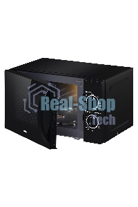 Микроволновая печь BBK 20MWG-739M/B черный, 20 л, 700 Вт, поворотный механизм