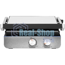 Гриль электрический Hyundai HYG-4046 2200Вт черный/серебристый