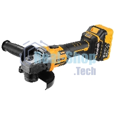 Угловая шлифовальная машина бесщеточная DEKO DKAG-125, 20В, 1*4.0А·ч