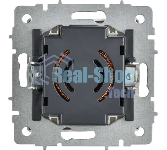 Светорегулятор IEK BR-D20-0600-K91 поворотно-нажимной СП BRITE СС10-1-0-БрАБ 600 Вт механизм арктич. бел.